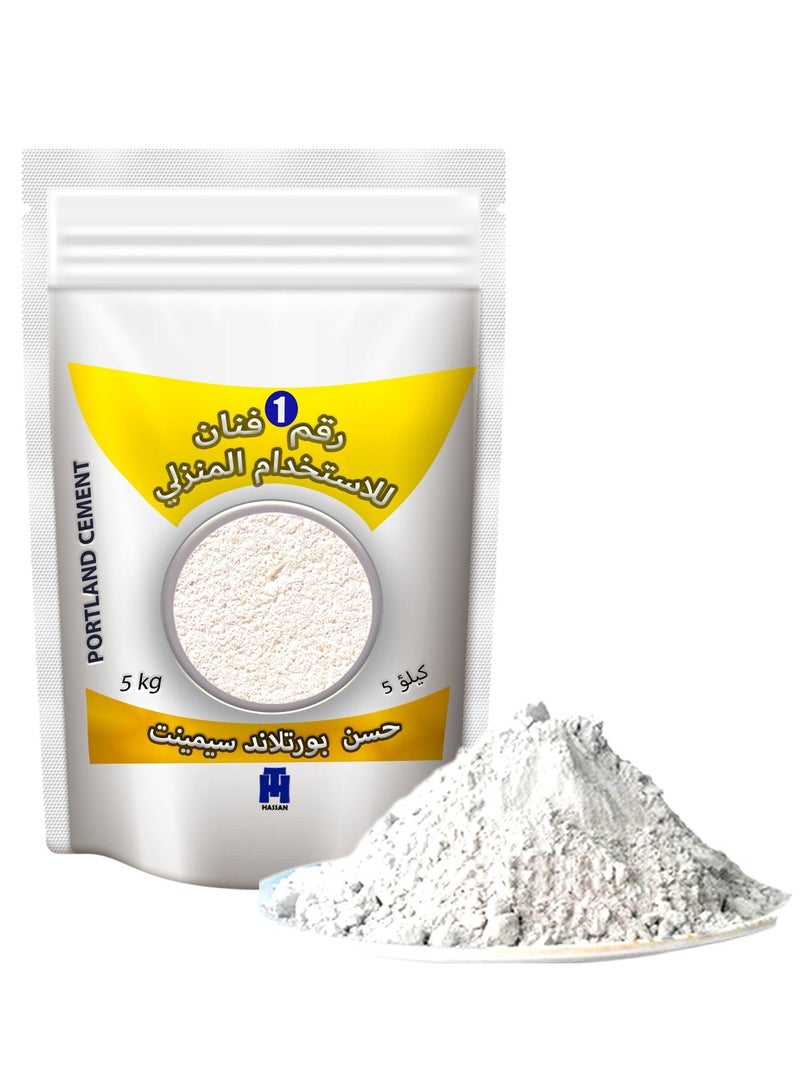 Hassan Premium White Portland Cement - Ideal for DIY Creations and Durable Wall Repairs - Image 3