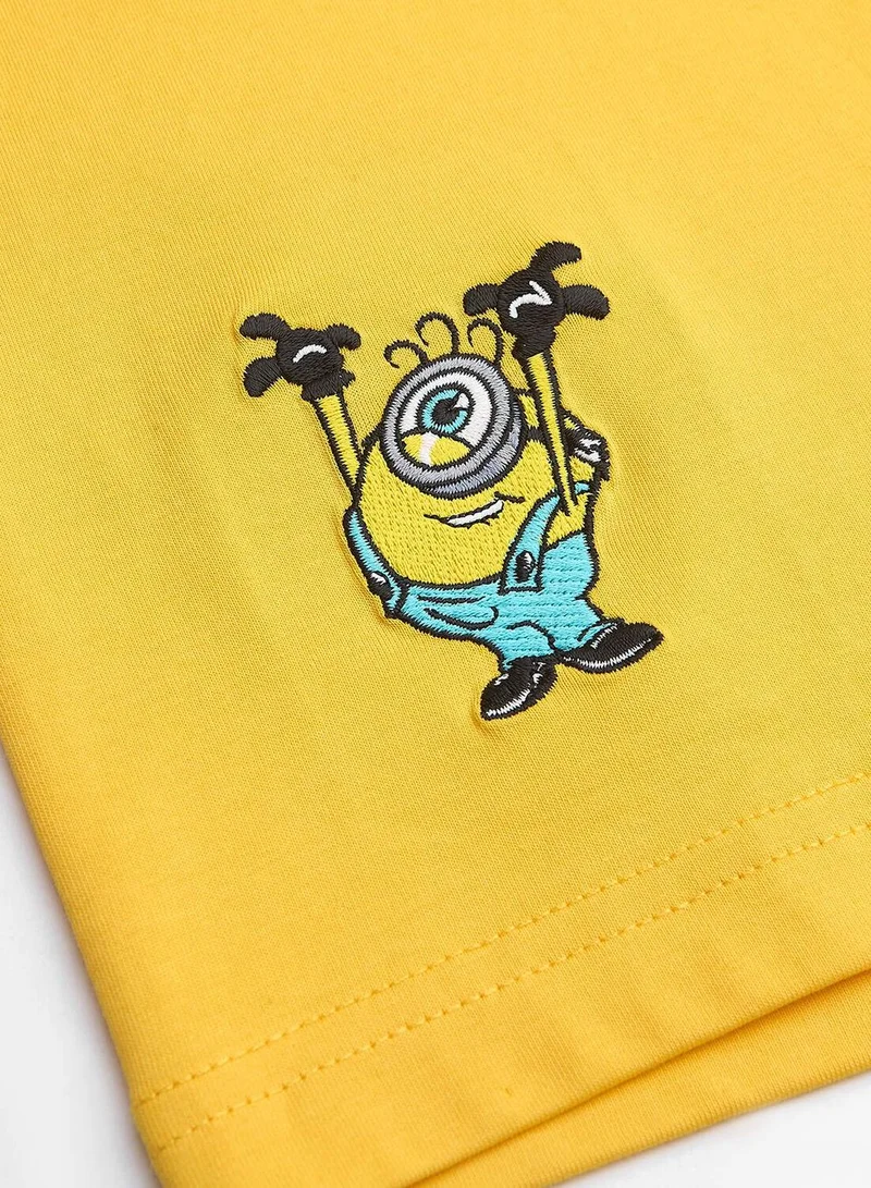 Giordano  Men's Minions Bello Script Tee for Men | Best Price UAE