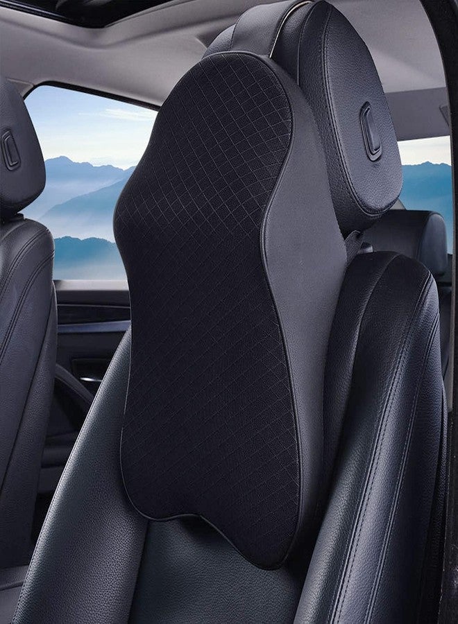 Oupstrive Car Seat Headrest Neck Rest Cushion Memory Foam Pillow Pillow with Breathable Removable Cover, Comfortable Ergonomic & Neck Pain Relief-Support (Pack of 1) - Image 3