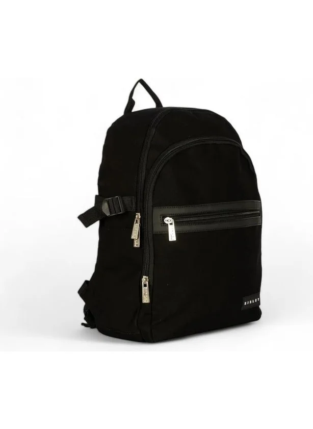 SISLEY Black Unisex Backpack 12917