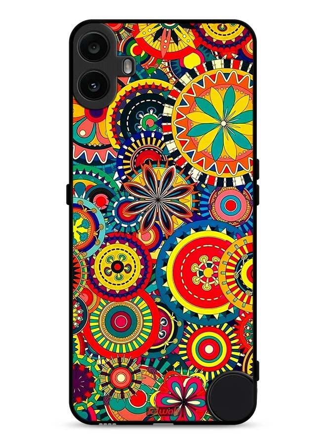 Tolwak Nothing CMF Phone 1 Protective Case Cover Colorful Mandala Pattern - Image 1