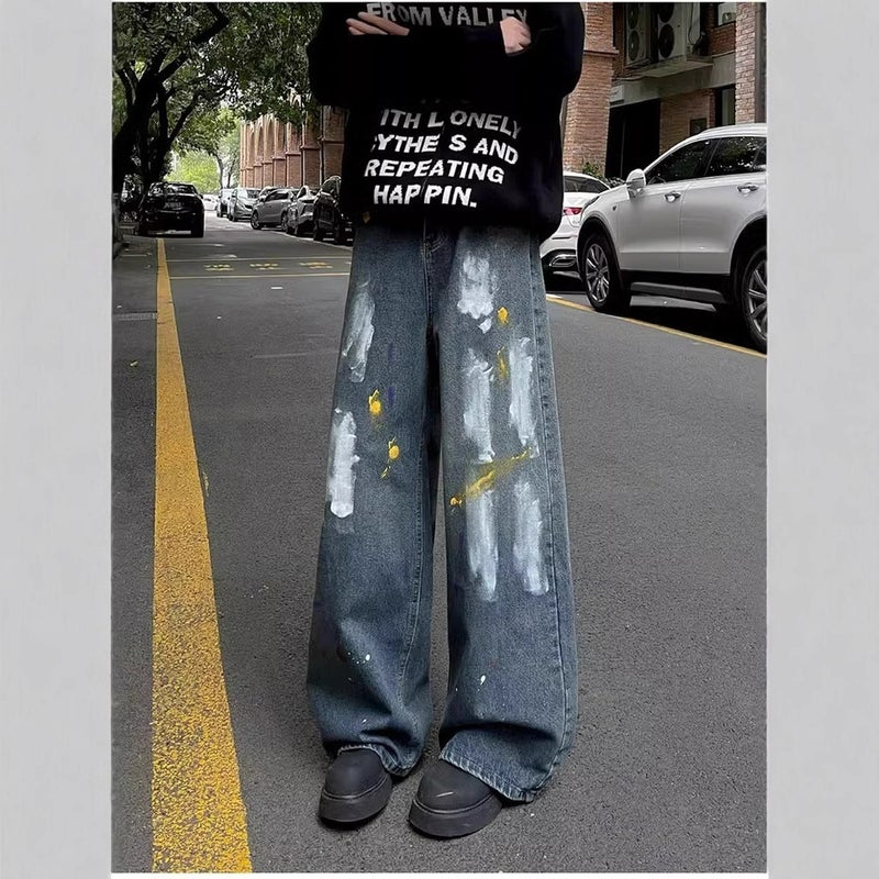 Unisex Casual Daily Denim Jeans - Image 3