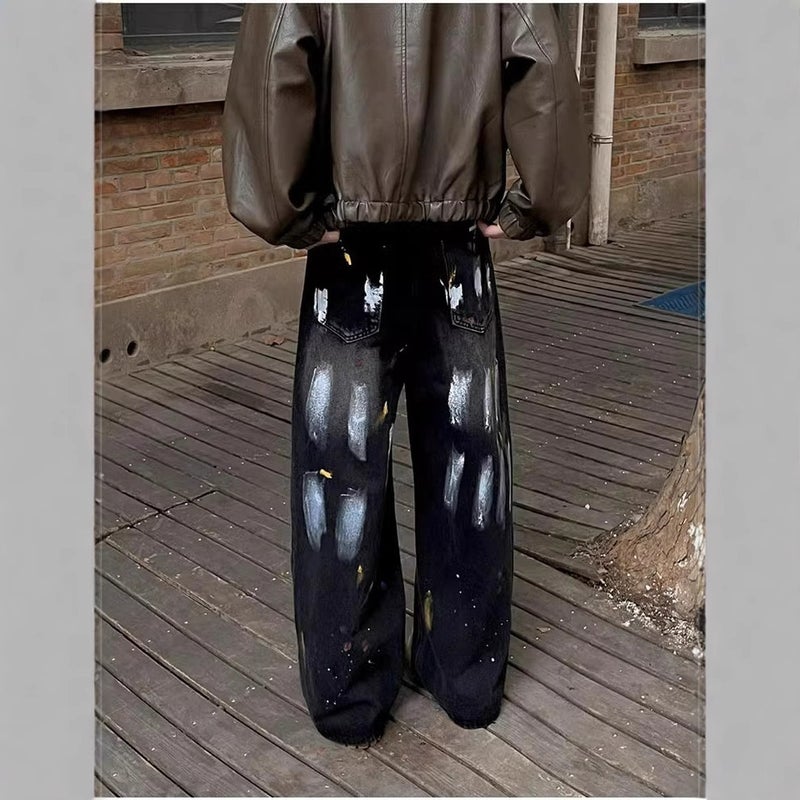 Unisex Casual Daily Denim Jeans - Image 5
