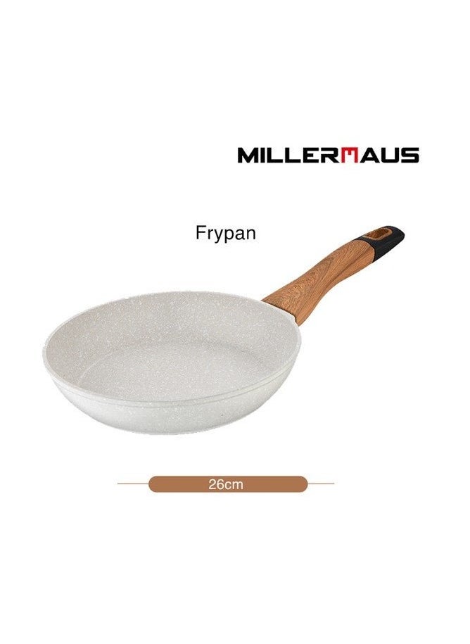 MILLERHAUS MILLERHAUS Aluminum Fry Pan Marble Non-Stick Coating, 26cm x 5cm, MH-4507  - Image 2