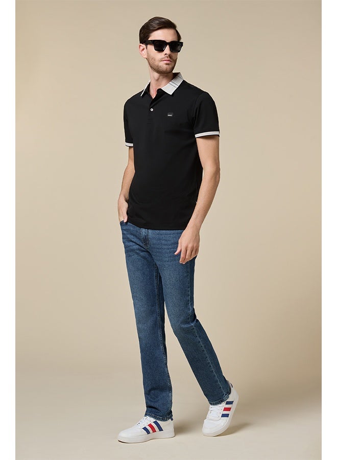 Mannerism Dark Navy Blue Slim Fit Denim Jeans - Image 1