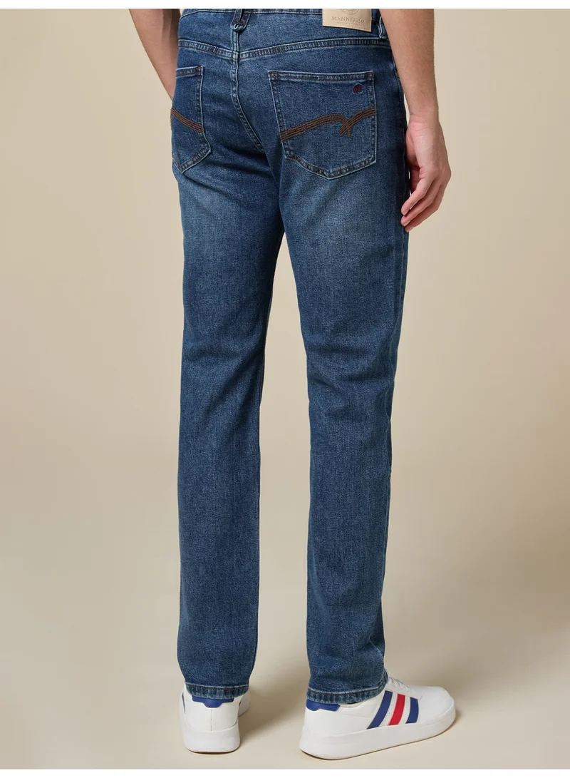 MANNERISM  The Tailored Denim Slim Fit Jeans for Men | Best Price UAE
