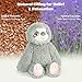SuzziPals Heatable Coolable Sloth Stuffed Animals Cute Microwavable Heating Pad Plushies for Soothing Relaxation Sloths Plush Toys Stuffed Sloth Gifts Decor - Image 4