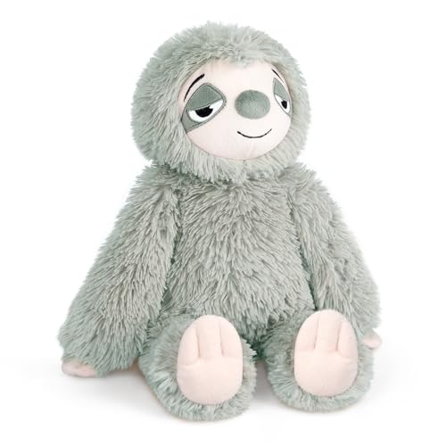 SuzziPals Heatable Coolable Sloth Stuffed Animals Cute Microwavable Heating Pad Plushies for Soothing Relaxation Sloths Plush Toys Stuffed Sloth Gifts Decor - Image 1
