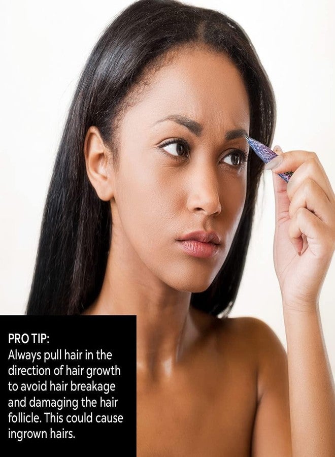 DreamCut Dual Ended Point and Slant Tips Z-Tweeze PATENTED Tweezers (Rainbow Design Precision Crafted for Eyebrows Ingrown Hair two in one Tweezers for Ease of use by DreamCut - Image 3