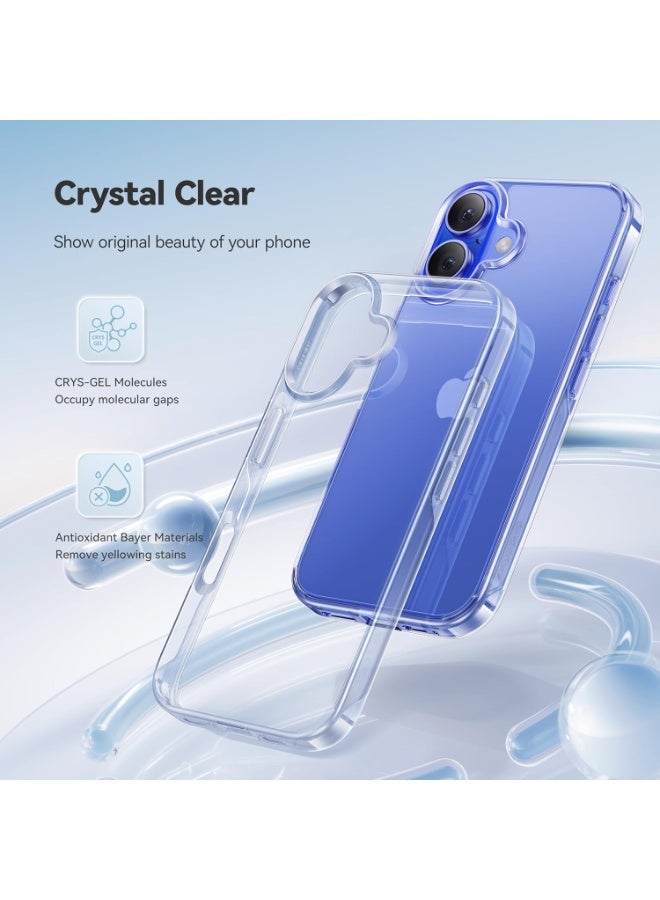 PRIMEEIGHT Transparent Crystal Clear iPhone 16 Plus Case 6.7 inch Shockproof Curved Edges apple iPhone 16 plus case HD Clear Anti Scratch - Image 4