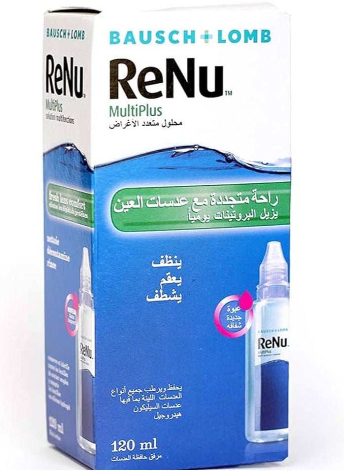 Renu - Renu Multiplus Contact Lens Solution 120Ml - Image 1