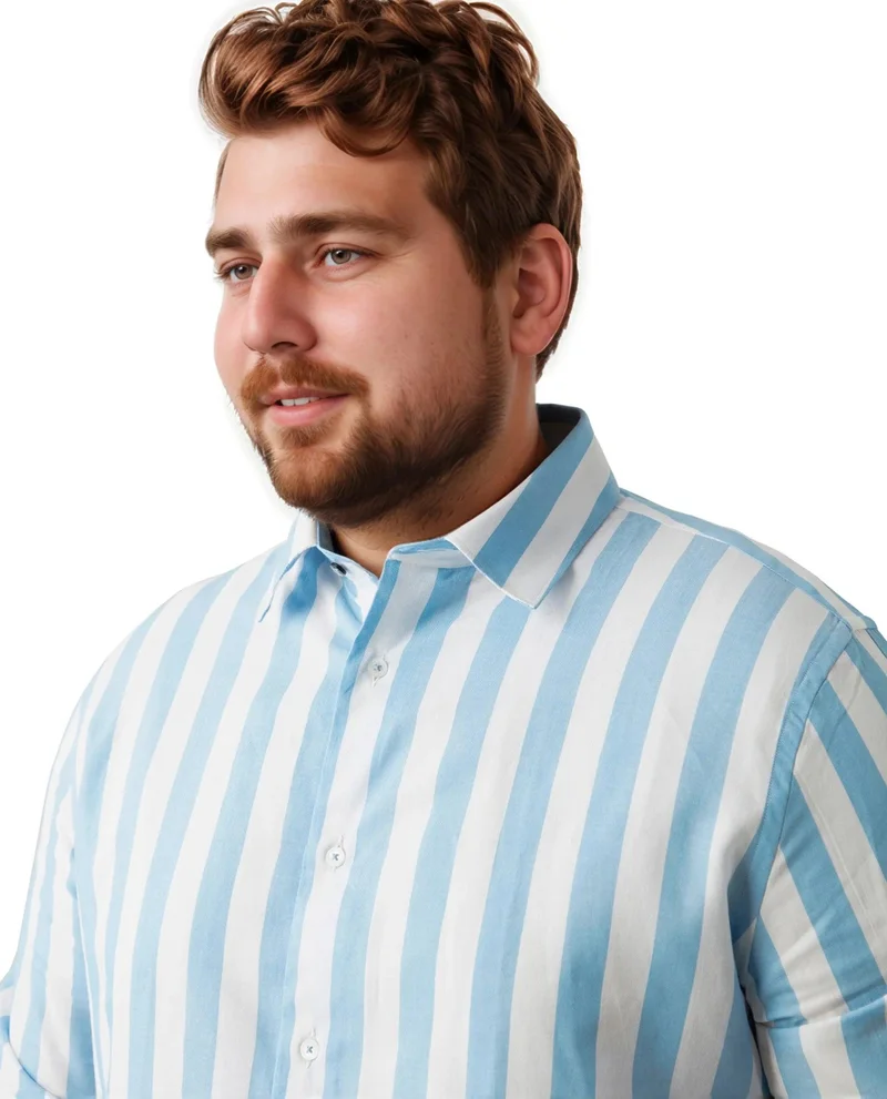 Rare Rabbit Men's Cabana Stripe Shirt