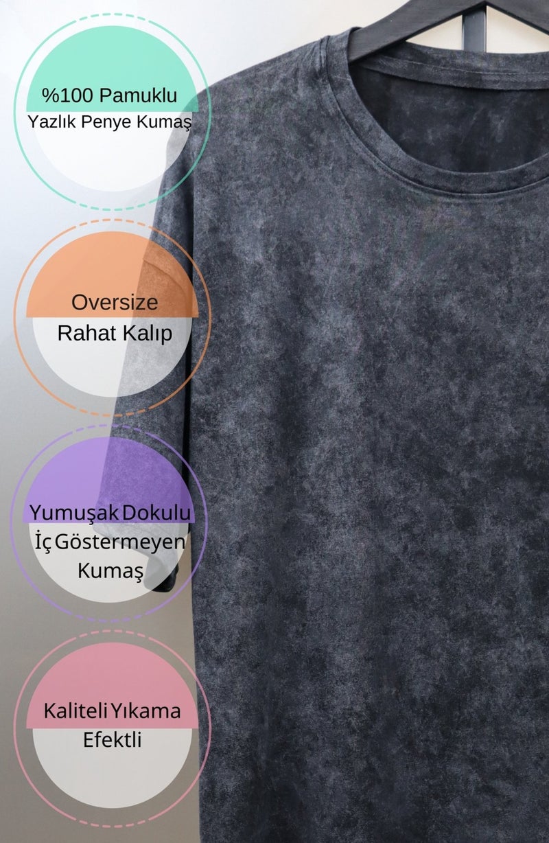 Fuddy Moda Oversize Spy x Family Anya Printed Washable T-Shirt, Unisex Anime Printed Retro T-Shirt  - Image 2