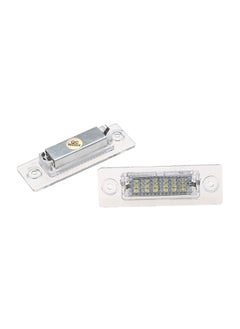 NIBEMINENT LED License Plate Lamp Car Number Tag Lights for VW Caddy Touran Passat Jetta  - Image 3