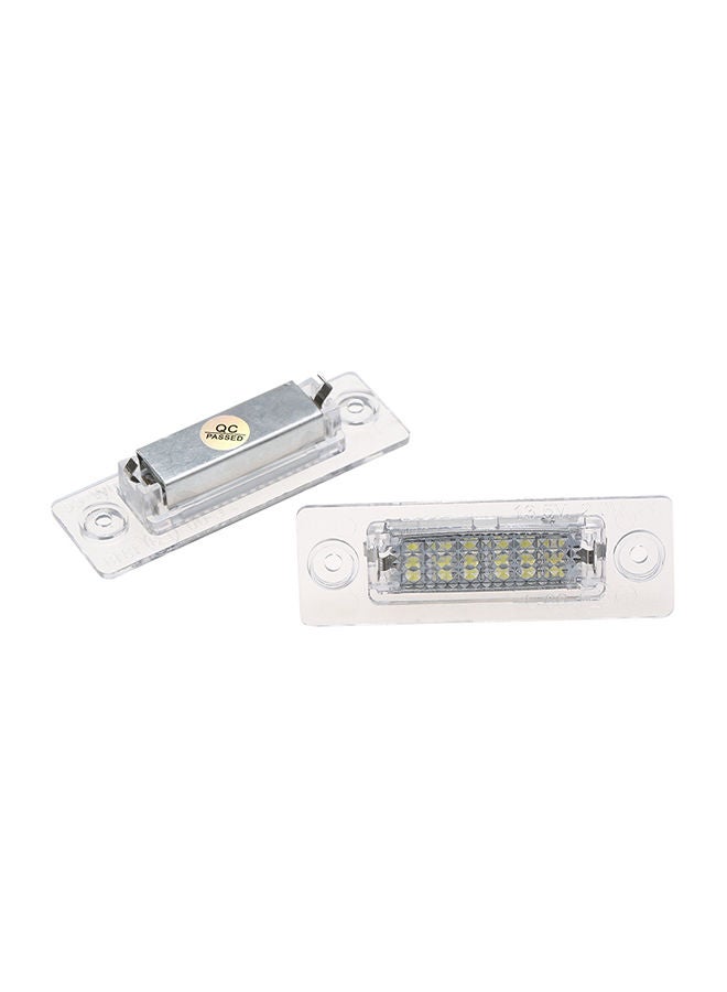NIBEMINENT LED License Plate Lamp Car Number Tag Lights for VW Caddy Touran Passat Jetta - Image 3