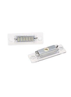 NIBEMINENT LED License Plate Lamp Car Number Tag Lights for VW Caddy Touran Passat Jetta  - Image 2