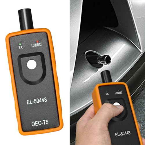 KPFILEH EL-50448 TPMS Relearn Tool, Car TPMS System Reset Programming Training Tool, OEC-T5 Tire Pressure Monitor Sensor Activation Tools for Most Cars, Trucks, SUVs (Orange) - Image 1