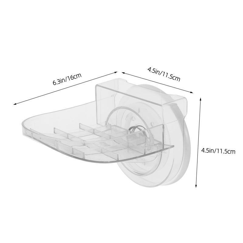 🚽 حامل قدم للدش مع دواسة مقاومة للانزلاق وتثبيت بالحائط بكوب شفط - Image 2