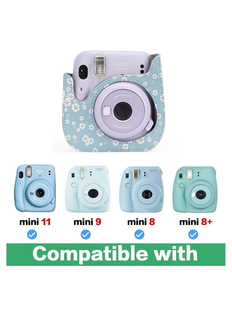 general Fujifilm Instax Mini 11/9 / 8+ / 8 Instant Film Camera Case with Accessory Pocket and Removable/Adjustable Shoulder Strap - Image 2