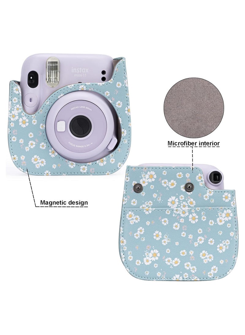 general Fujifilm Instax Mini 11/9 / 8+ / 8 Instant Film Camera Case with Accessory Pocket and Removable/Adjustable Shoulder Strap - Image 4