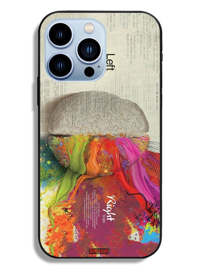 Tolwak Apple iPhone 13 Pro Protective Case Abstract Brain Science Artwork - Image 2