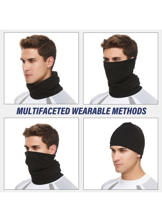 SUNMECI Neck Gaiter Warmer Ski Scarf Windproof Mask - Thick Fleece Neck Warmer Cold Weather Face Mask - Image 5