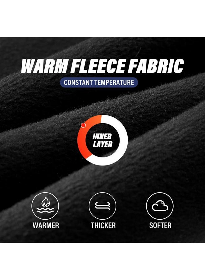 SUNMECI Neck Gaiter Warmer Ski Scarf Windproof Mask - Thick Fleece Neck Warmer Cold Weather Face Mask - Image 2