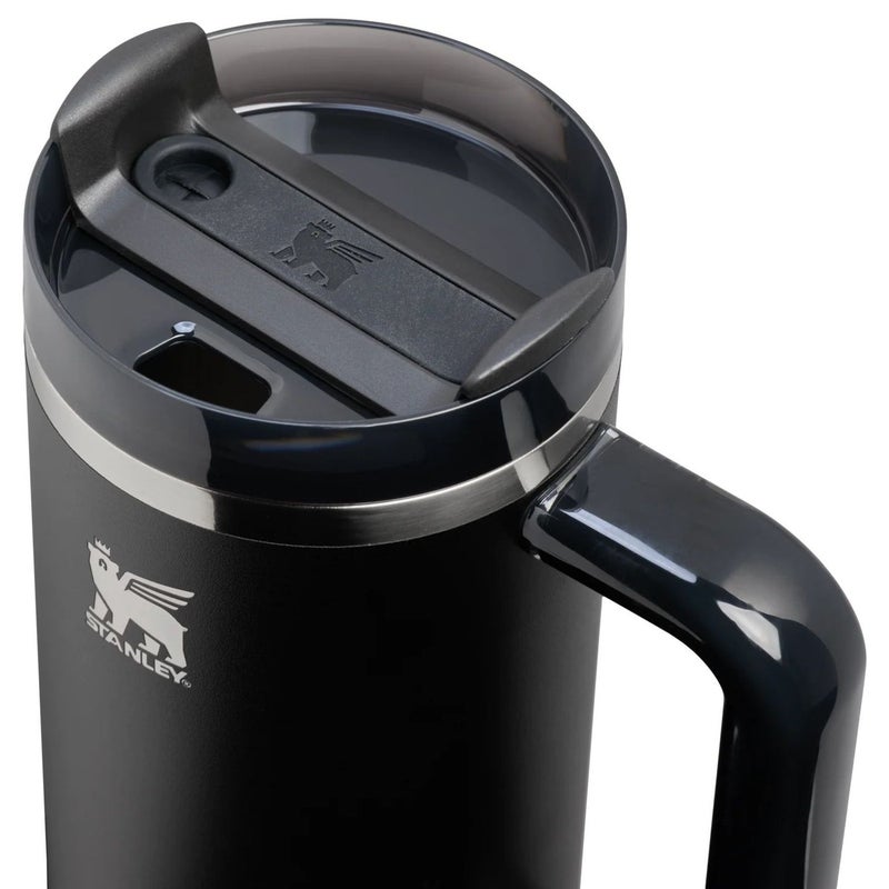 Stanley Best 30oz Stainless Steel Vacuum Insulated Tumbler with Handle and Straw Lid, Travel Mug for Cold & Hot Drinks, Fits Car Cup Holder (Dark Floral / Midnight) - Image 3