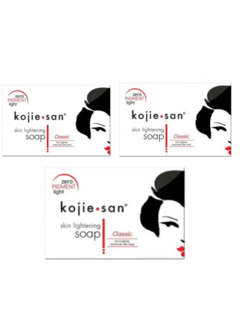 Kojie San Kojic Acid Skin Lightening Soap (Classic) - 135 gm 3PIECES - pzsku/Z4E09F59D0E7E9EBA1DA5Z/45/1741649646/a9c80641-601e-4ebf-9ee6-97b79e418e18