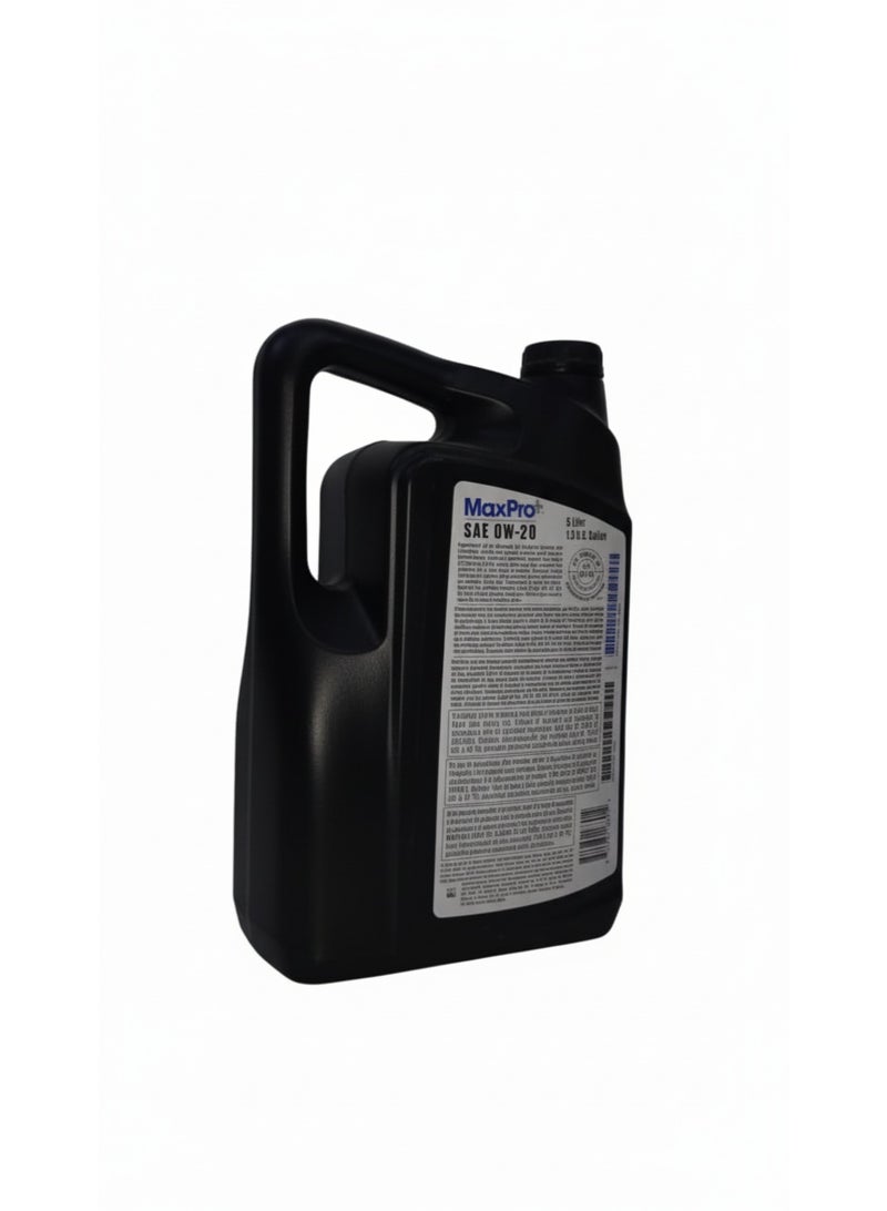 Mopar SAE 0W-20 Engine Oil – 5 Liters – Genuine OEM Full Synthetic Motor Oil - Image 2