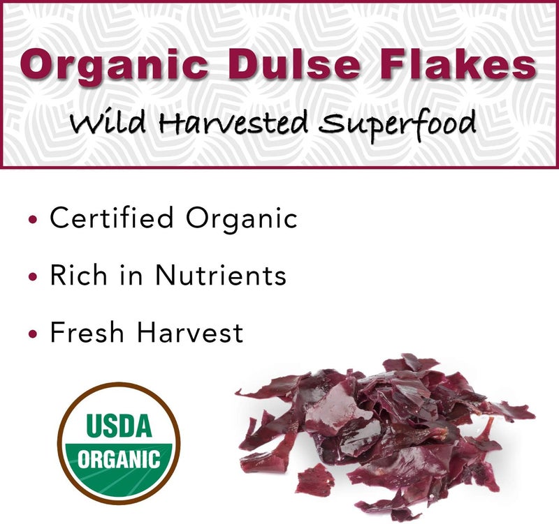 TradeKing رقائق دلس العضوية - مجففة بالشمس، تم جمعها برية من شمال الأطلسي - بالماريا بالماتا (4 أوقية) - Image 5