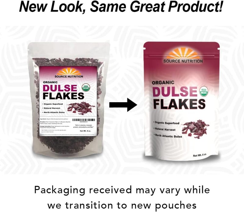 TradeKing رقائق دلس العضوية - مجففة بالشمس، تم جمعها برية من شمال الأطلسي - بالماريا بالماتا (4 أوقية) - Image 2