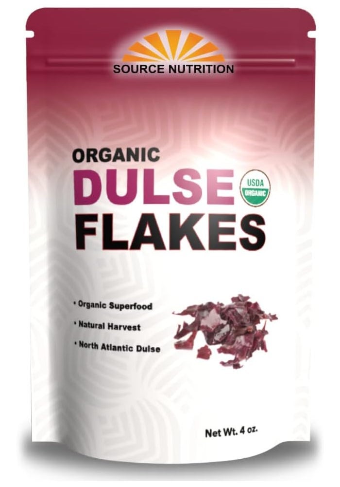 TradeKing رقائق دلس العضوية - مجففة بالشمس، تم جمعها برية من شمال الأطلسي - بالماريا بالماتا (4 أوقية) - Image 1