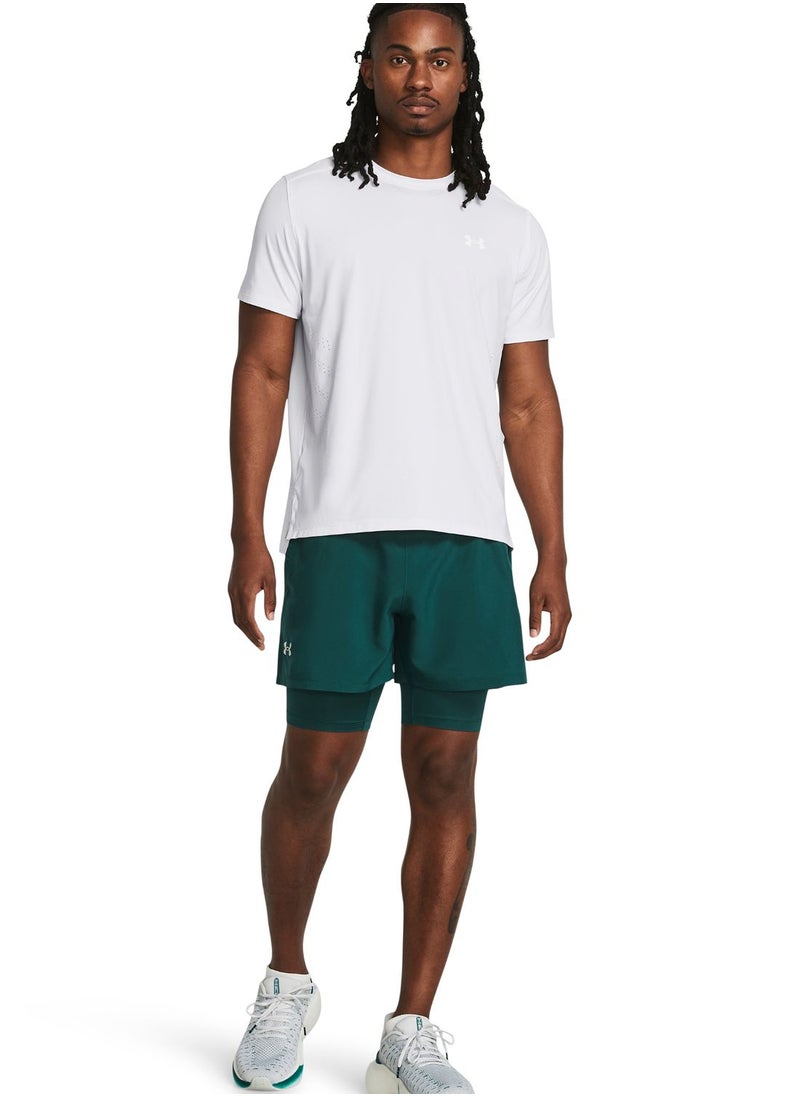 UNDER ARMOUR - Launch 5'' 2-In-1 Shorts - Image 1