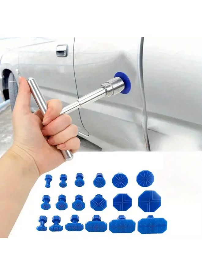 Blue 108Pcs Dent Pull Tabs Paintless Dent Removal PDR Tools for Auto Repair - Image 3