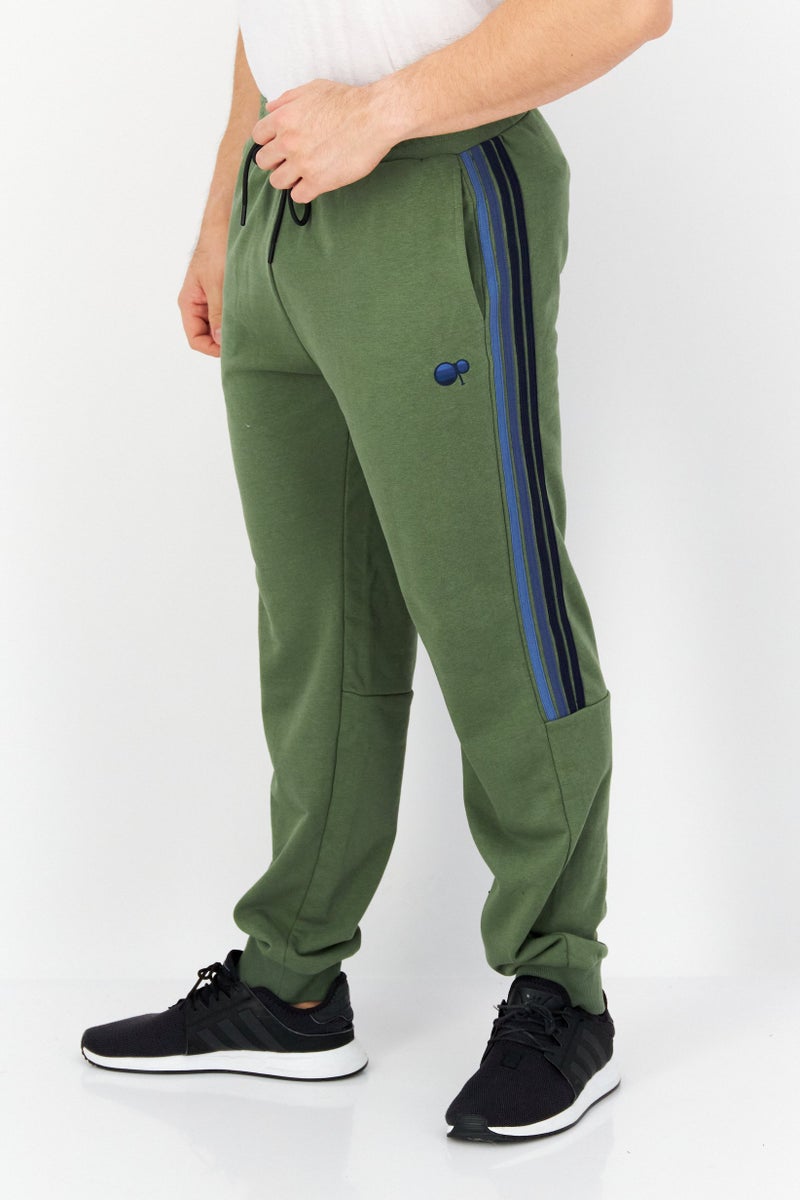 Ocean Pacific Men Regular Fit Embroidered Logo Jogger Pants, Tea Olive - Image 2