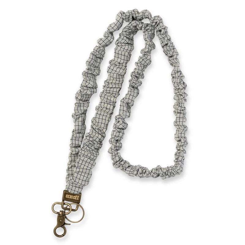 ANDI Neck Lanyard For Women - Scrunchie Cute Lanyard for Keys, Id Card Holder, Wallet - Aesthetic Long Lanyard (Pistachio Grid) - Image 1