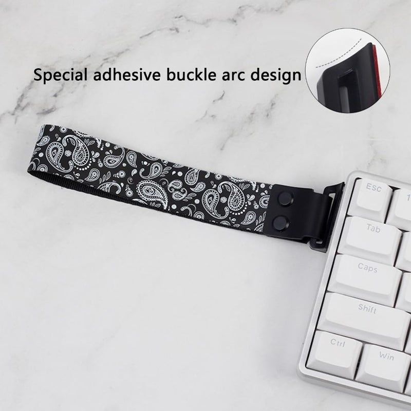 Keyboard Strap with Adhesive Aesthetics Pattern Fire68 Strap for Mechanical Keyboards Enhances Aesthetics - Image 3