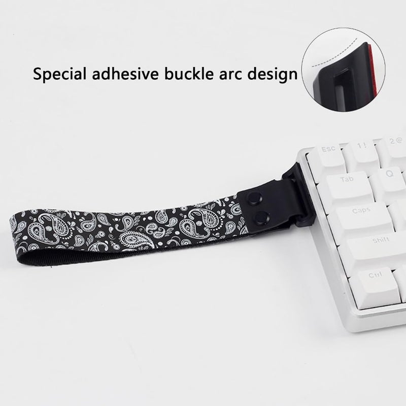 Keyboard Strap with Adhesive Aesthetics Pattern Fire68 Strap for Mechanical Keyboards Enhances Aesthetics - Image 5