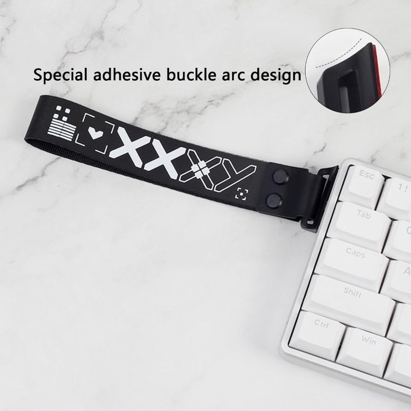 Keyboard Strap with Adhesive Aesthetics Pattern Fire68 Strap for Mechanical Keyboards Enhances Aesthetics - Image 4