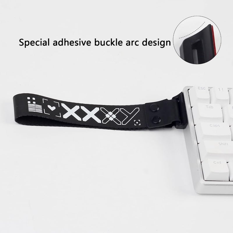 Keyboard Strap with Adhesive Aesthetics Pattern Fire68 Strap for Mechanical Keyboards Enhances Aesthetics - Image 2