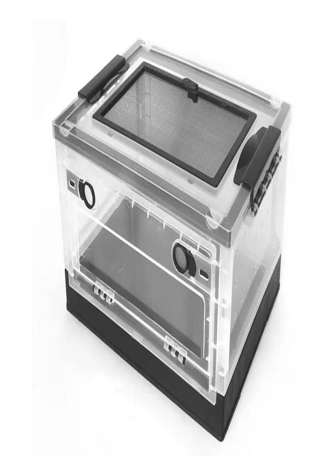 NomoyPet Reptile Foldable Breeding Box for Turtles & Reptiles Black NX-30 (Size- 39.5 * 29.5 * 24cm) - Image 4