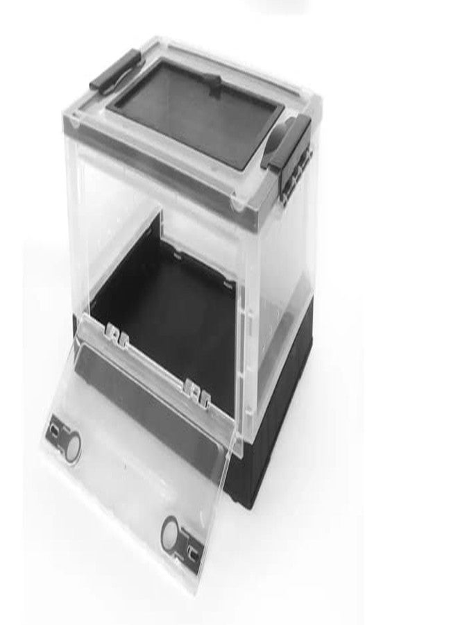 NomoyPet Reptile Foldable Breeding Box for Turtles & Reptiles Black NX-30 (Size- 39.5 * 29.5 * 24cm) - Image 2