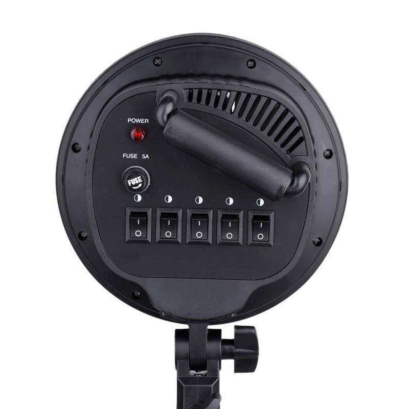 HIFFIN® Set Photography Equipment Kit 50cmx70cm Softbox with 5 in 1 E27 Photo Studio Bulb Holder Base Socket Lamp Bulb Holder Adapter for Photo Video Studio Softbox Video Light - Black - Image 5