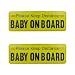 LHDOS 2PCS Baby on Board Please Be Patient Car Magnet Reflective Safety Warning Sign Magnetic Sticker Baby on Board Magnet Car Door and Bumper Signs Pattern 2 - Image 2