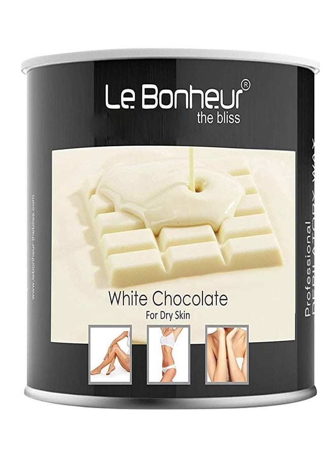 Le Bonheur.. Le Bonheur White Chocolate Wax | Pure Natural - No Skin Burn - Allergen Free | For Sensitive Skin with Elastic and Creamy Texture - Full Body Wax for All Hair and Skin Types | 350gm - Image 1