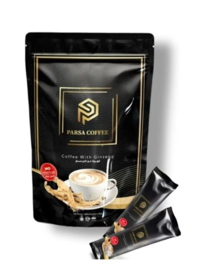 قهوة بارسا بارسا قهوه مع الجينسنج  5 باكيت