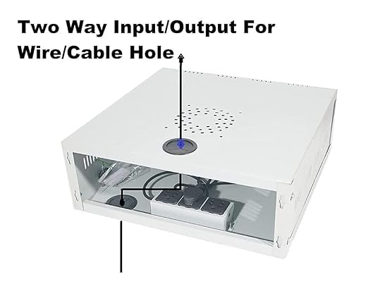 Fabbay Fabbay Smarthome Multi Usable CCTVDVRNVR Cabinet BoxDVR Foldable Rack Wall Mount with LockNetwork RackServer Rack - Image 2