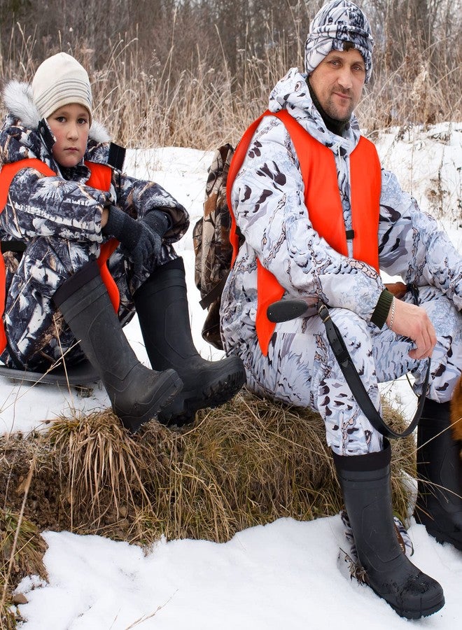 Chuarry 5 Pcs Blaze Orange Hunting Vest Adult Unisex Orange Safety Hunting Vest Outdoor for Men Visibility Unisex Adult Women Outdoor, Medium - Image 4