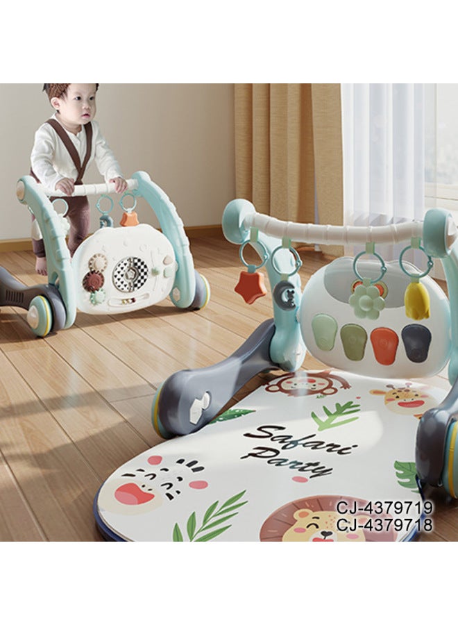 CJ Infant Remote Control Light Music Multifunctional Trolley Pedal Piano Fitness Rack Early Education Toys - Image 3